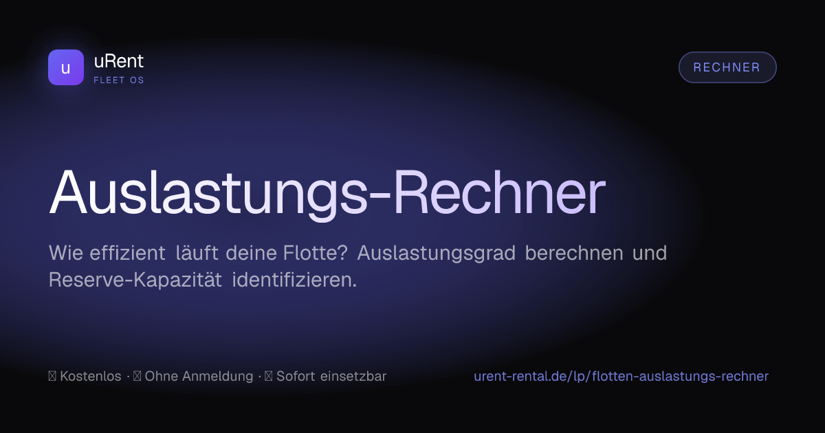 Flotten-Auslastungs-Rechner