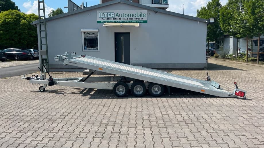 Autoanhänger hydraulisch kippbar mieten Anhänger mieten 3500 kg PKW Transporter 5,00 m Verleih Vermietung
