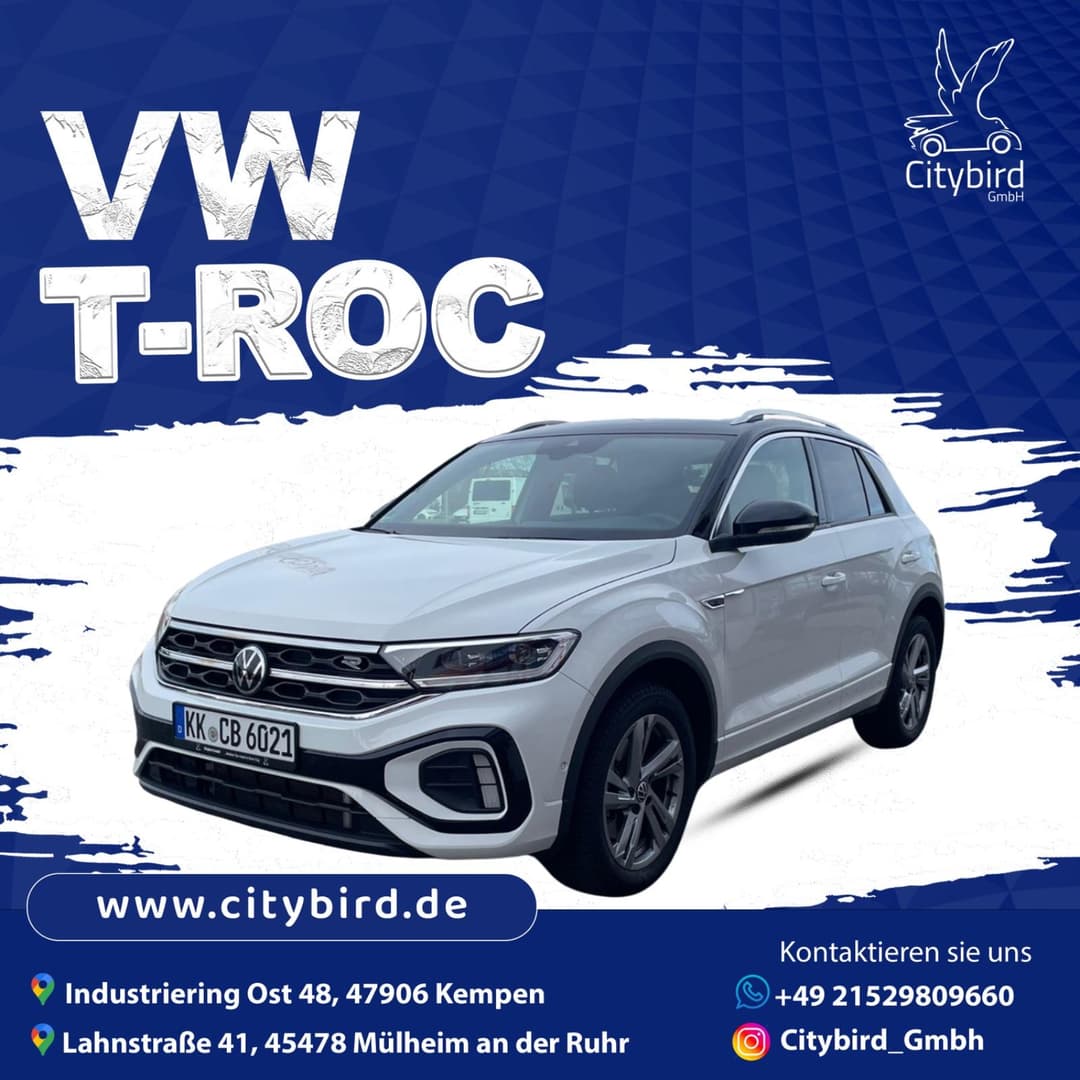 Auto mieten VW T-ROC R-LINE Mietwagen