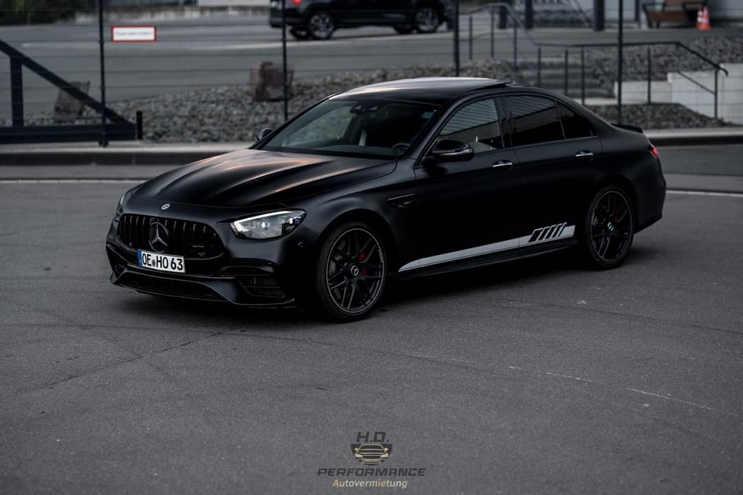 MERCEDES E63S AMG MIETEN MIETWAGEN SPORTWAGEN HOCHZEIT NO S63 C63