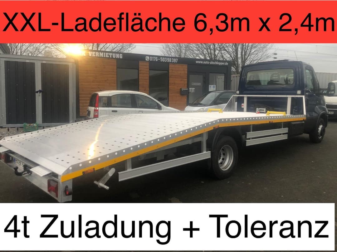 Abschleppwagen, XXL, Autotransporter,Abschleppwagen,7,2t mieten leihen abschleppen