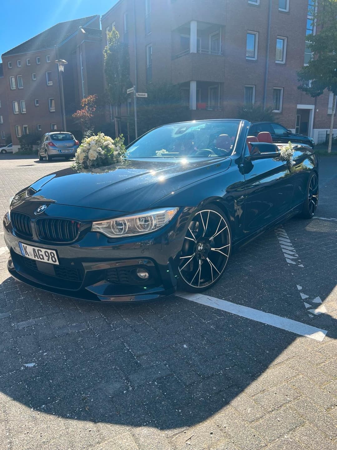 BMW 440i mieten Mietwagen leihen Sportwagen mieten Hochzeitauto