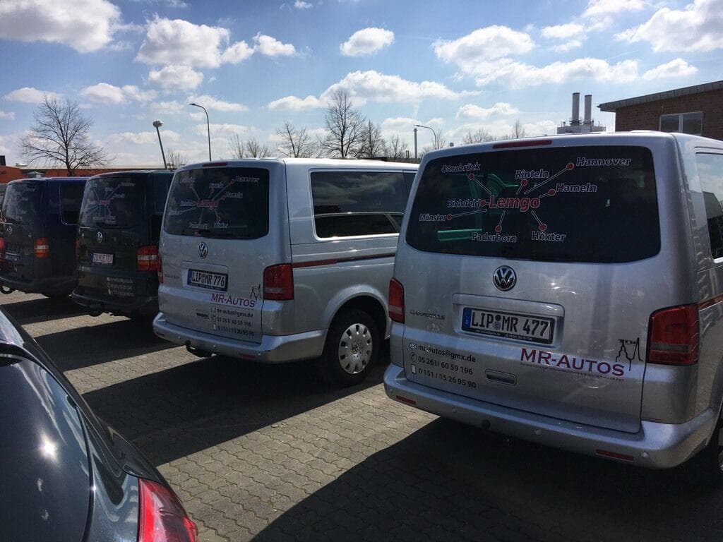 Bulli Auto mieten leihen lang AHK 9 Sitzer 7Sitz Autovermietung
