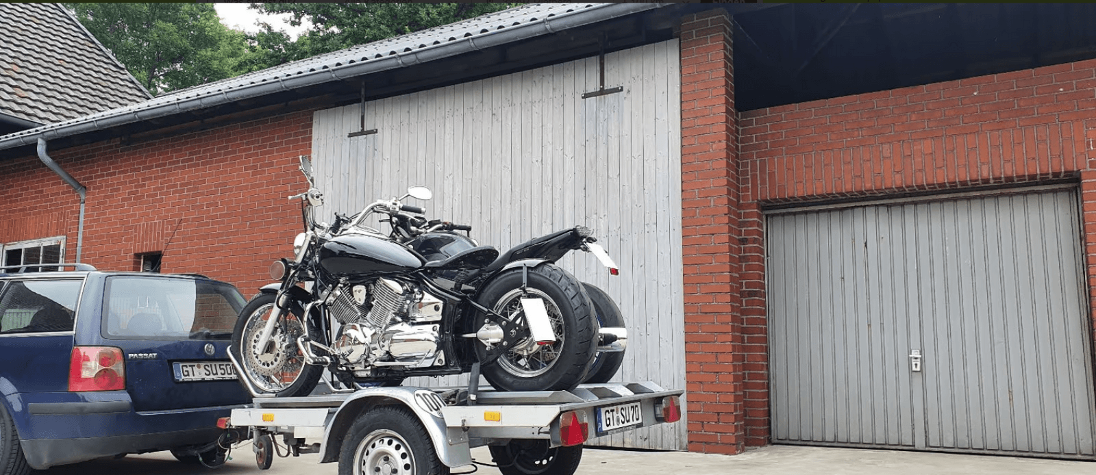 Motorrad zum