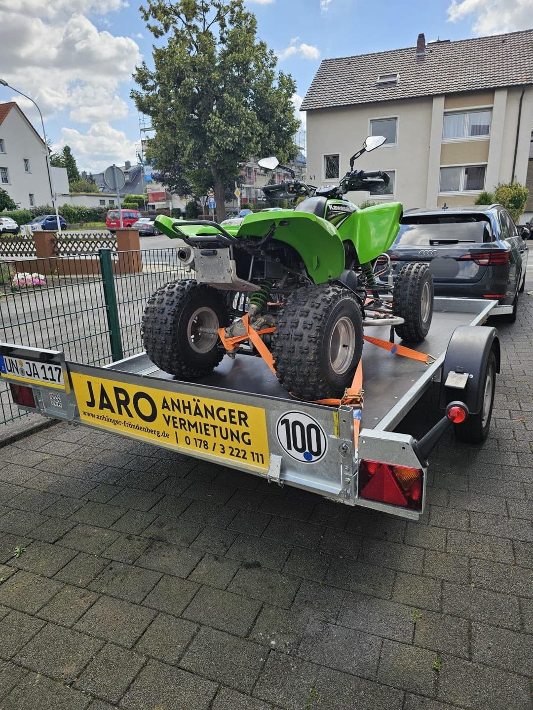 Quad – Anhänger zu mieten, leihen