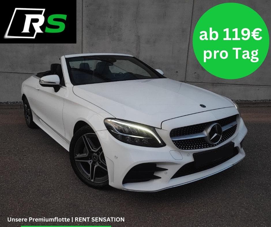 Mercedes Benz AMG Cabrio mieten, Hochzeitsauto Mietwagen Sport ✔️