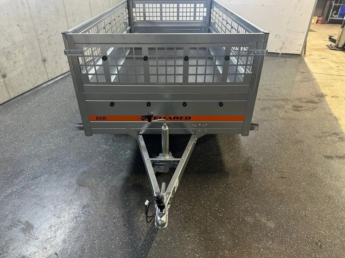 2-Achs Anhänger mieten Temared 750kg mit Gitterbox Bild 3