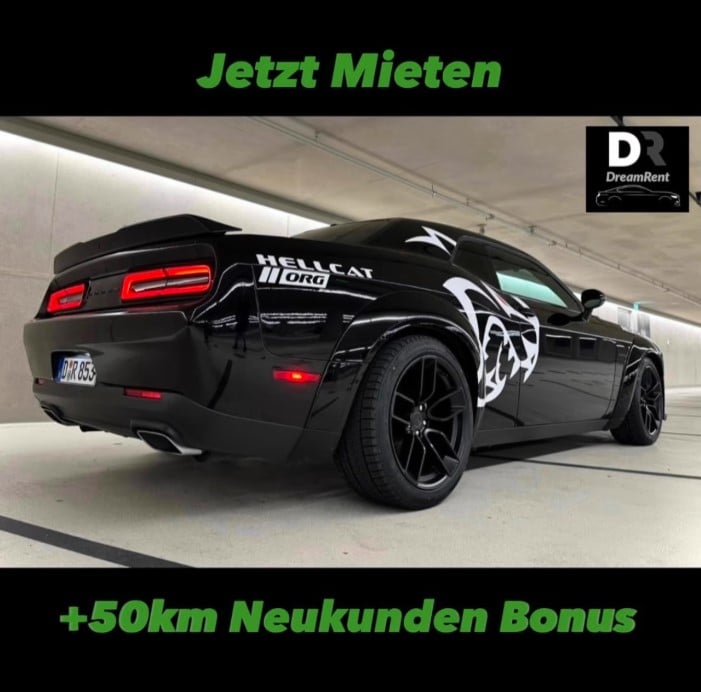 ✅ Jetzt Mieten ✅ Dodge Challenger Hellcat Redeye Widebody Kit 5.7 V8 Mieten ab 18 Auto Sportwagen mieten hochzeitsauto mieten Düsseldorf Lieferung nach Essen Kö Bild 2