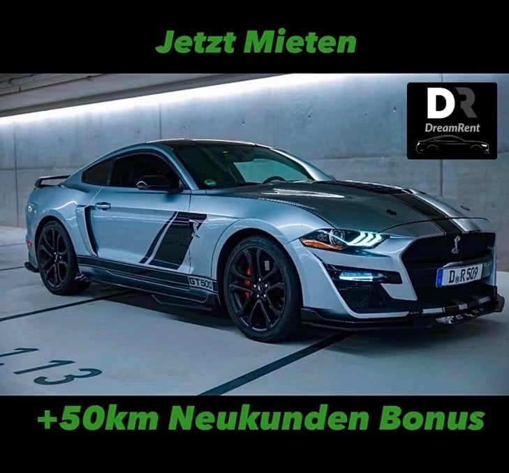 ✅ Jetzt Mieten ✅ Ford Mustang Shelby GT500 Kit Mieten ab 18 Auto Sportwagen mieten hochzeitsauto Düsseldorf Lieferung nach Bonn Köln Oberhausen aachen Mönchengl Bild 2