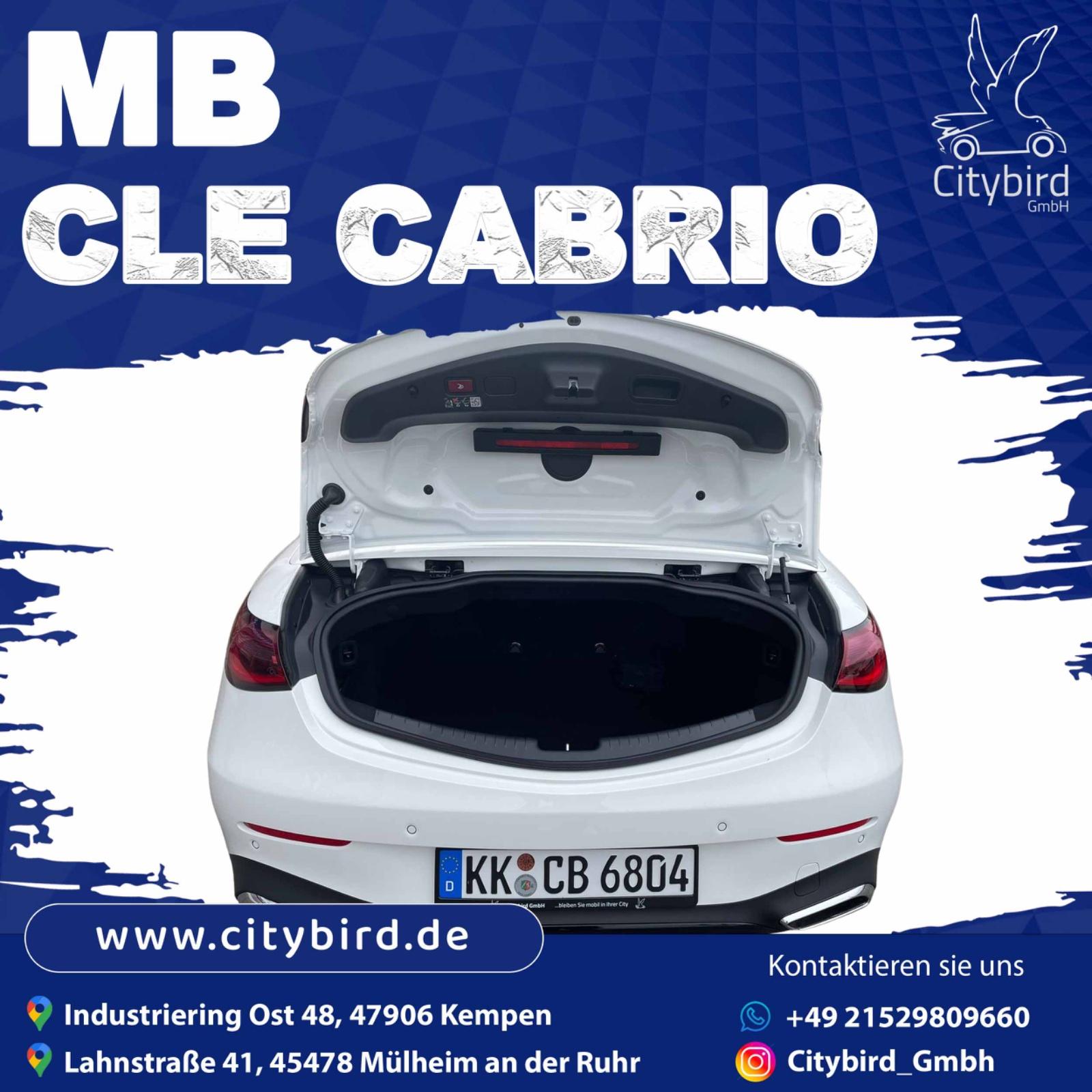 *Langzeitmiete Auto Abo Aktion* Mercedes-Benz CLE 200 Cabriolet ab 1 Monat Bild 3