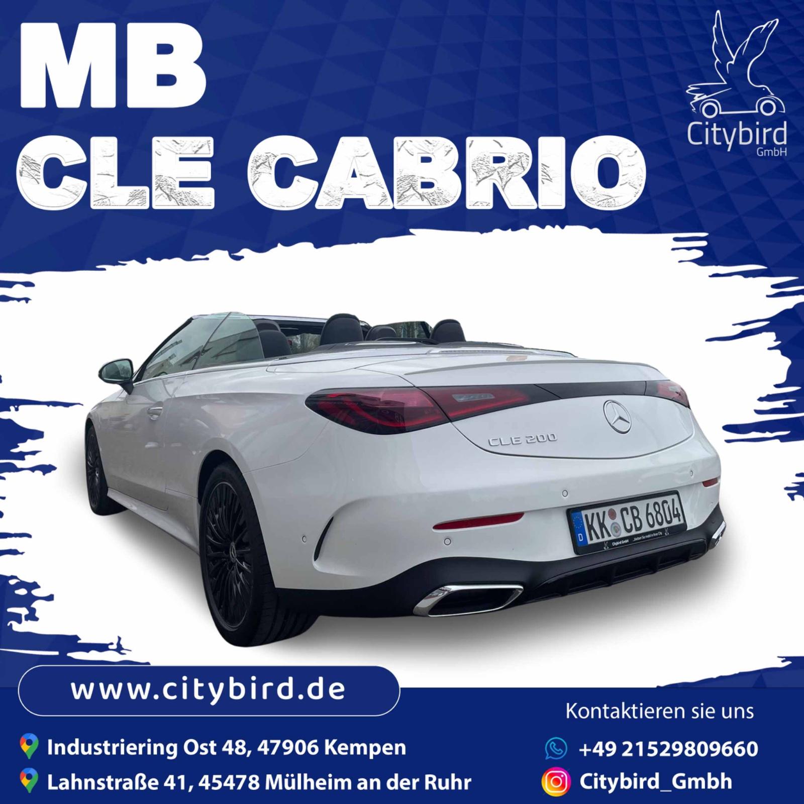*Langzeitmiete Auto Abo Aktion* Mercedes-Benz CLE 200 Cabriolet ab 1 Monat Bild 5