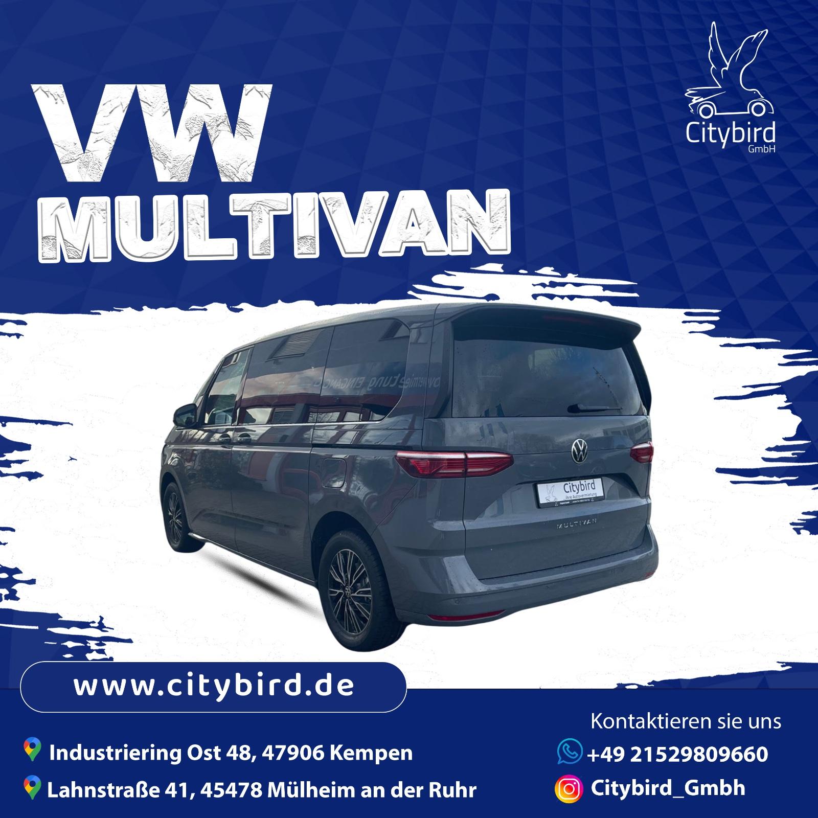 7 Sitzer mieten VW Multivan Dispo 2,0 l TDI Mietwagen Bild 3