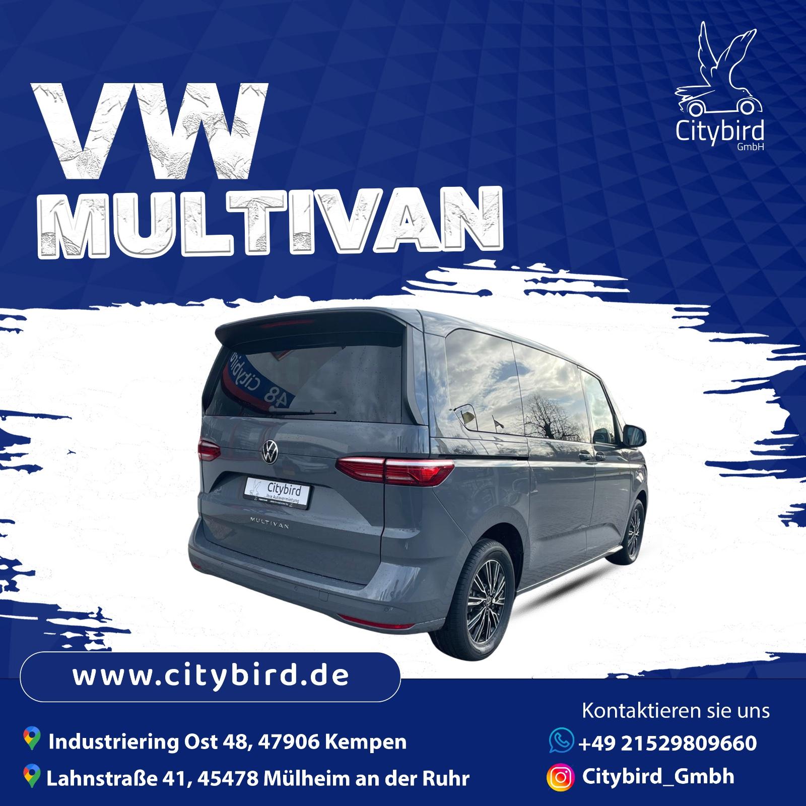 7 Sitzer mieten VW Multivan Dispo 2,0 l TDI Mietwagen Bild 5