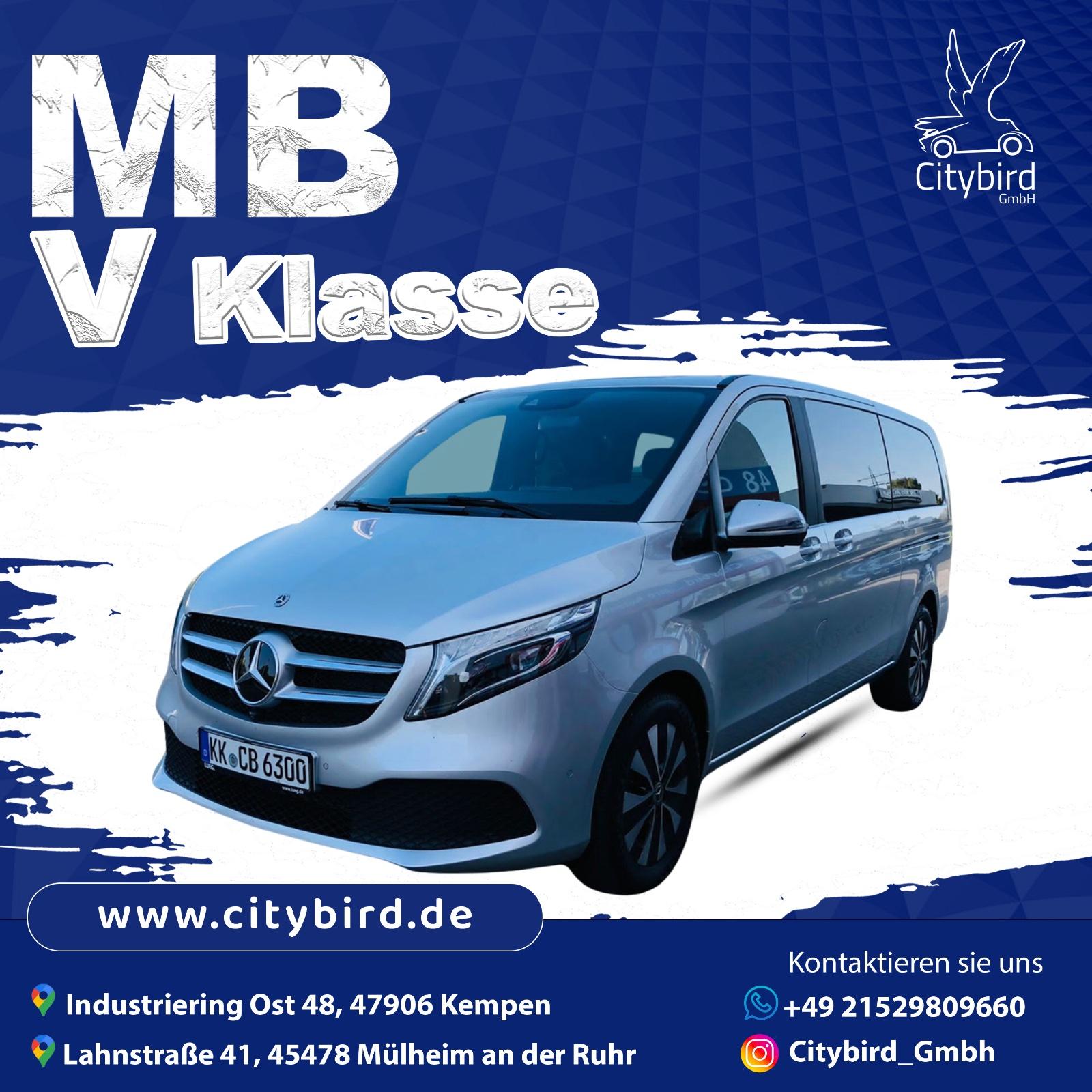 Auto mieten Kleinbus Mercedes-Benz V-Klasse 250 d/ Mietwagen Bild 2