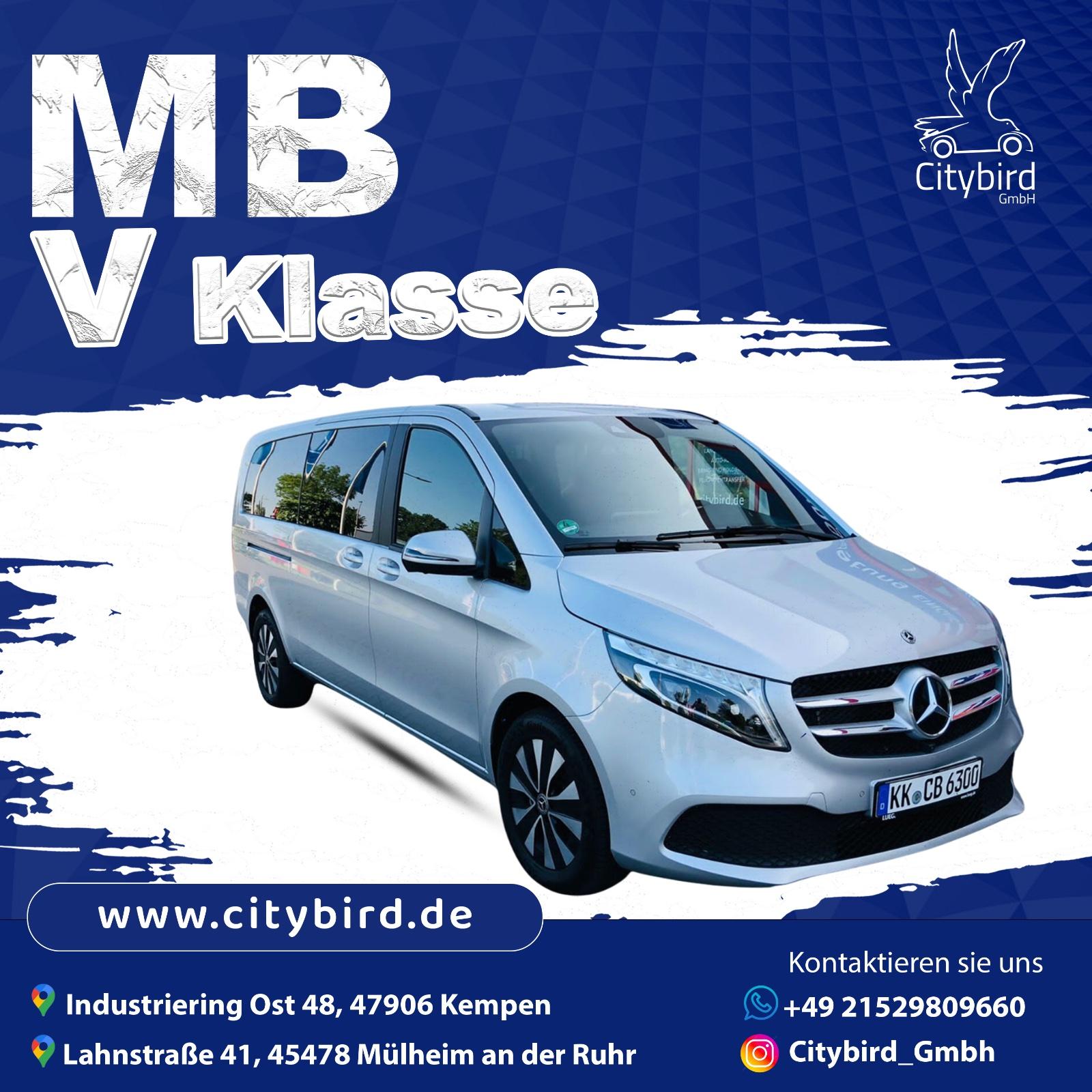 Auto mieten Kleinbus Mercedes-Benz V-Klasse 250 d/ Mietwagen Bild 3