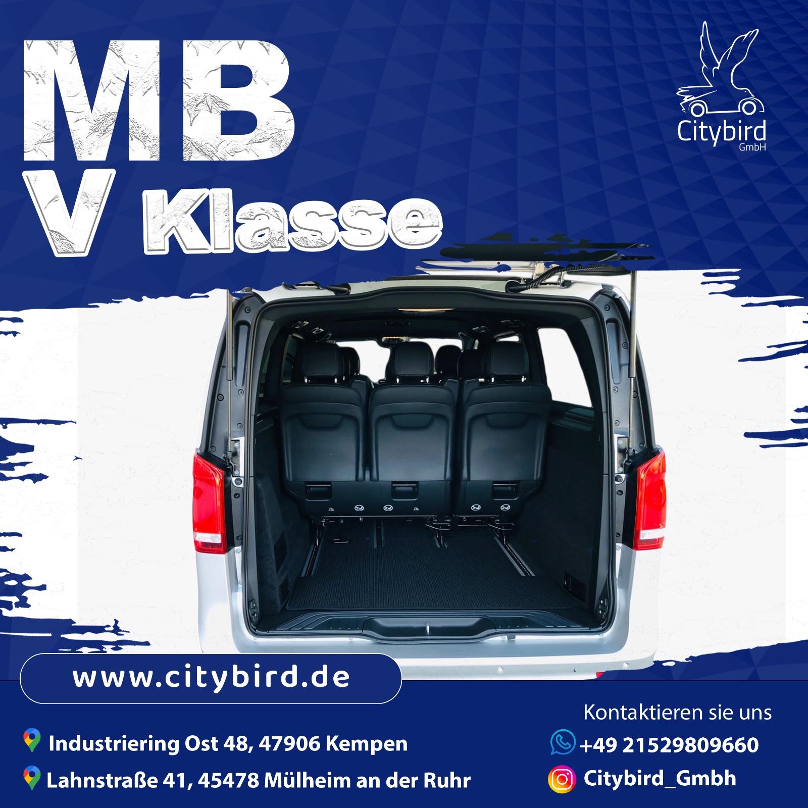 Auto mieten Kleinbus Mercedes-Benz V-Klasse 250 d/ Mietwagen Bild 5