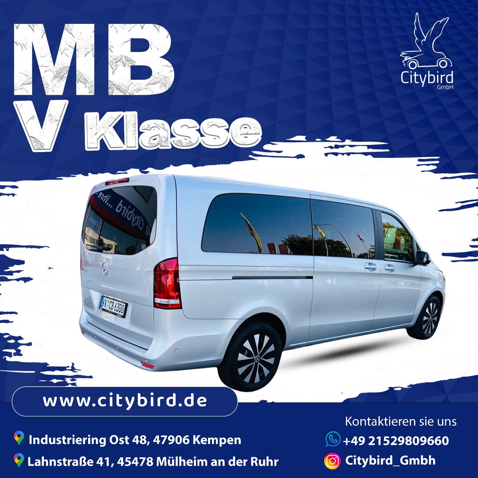 Auto mieten Kleinbus Mercedes-Benz V-Klasse 250 d/ Mietwagen Bild 6