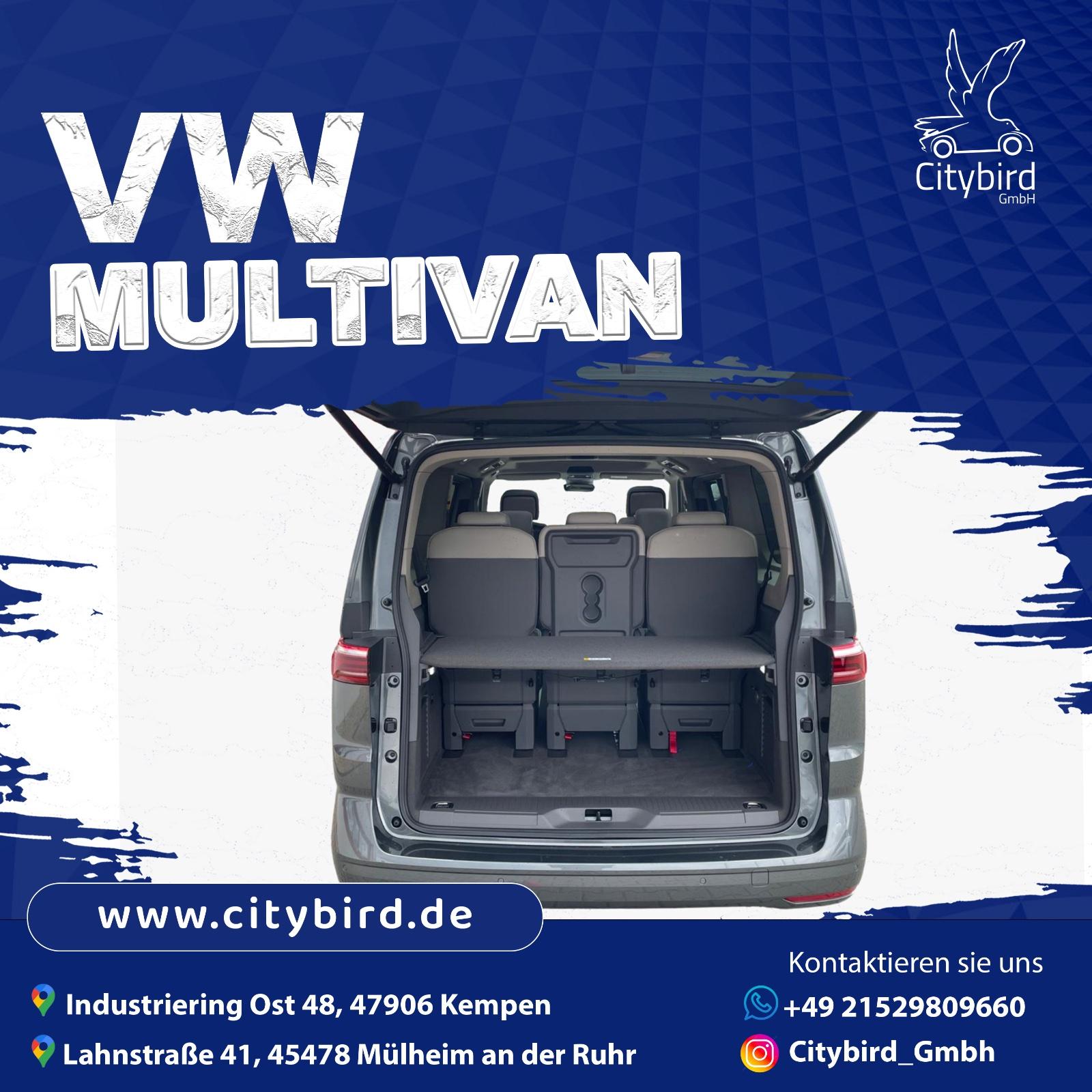7 Sitzer mieten VW Multivan T7,Edition 2,0 l TDI Mietwagen Bild 4