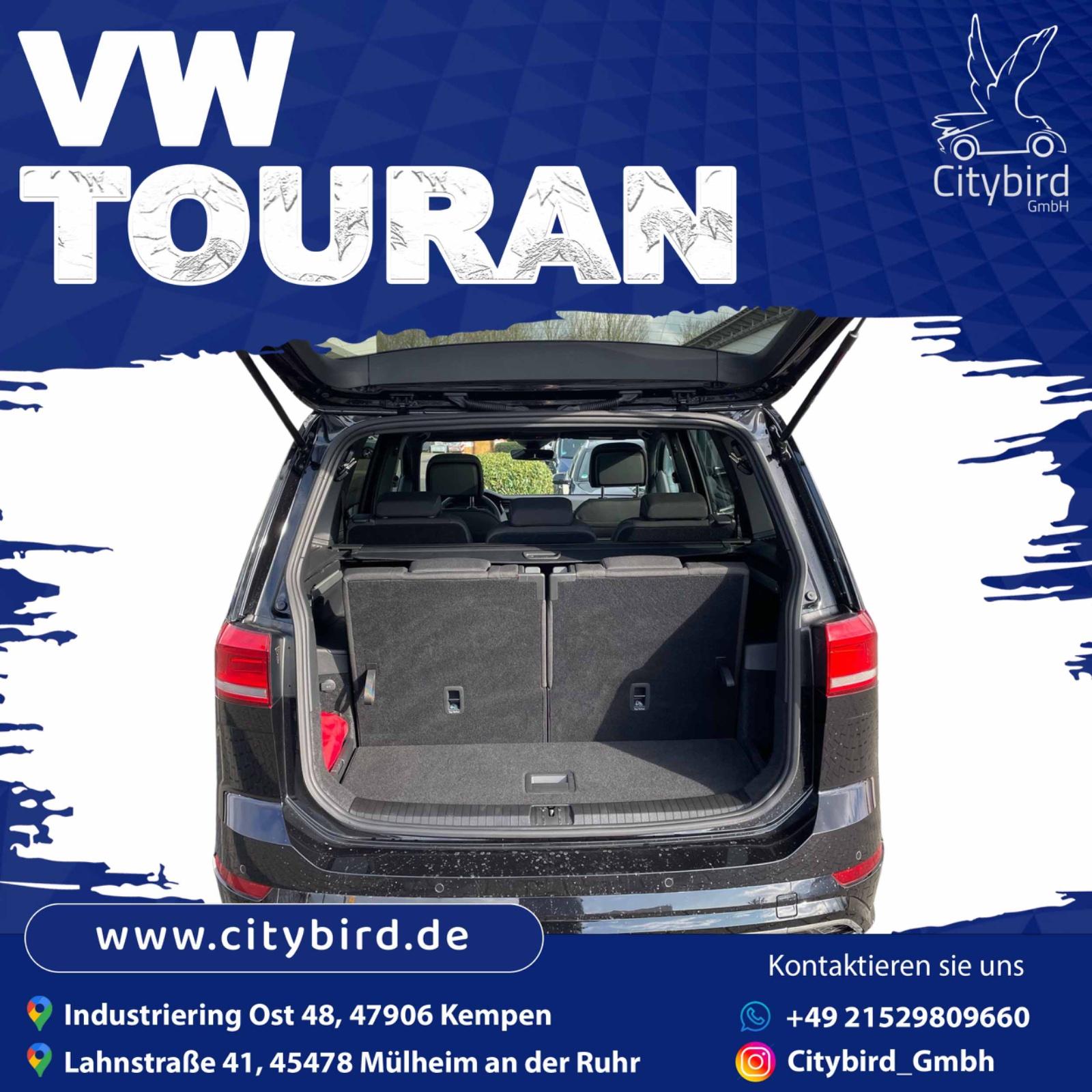 Auto mieten VW Touran Highline 2,0 l TDI SCR Mietwagen - 7 Sitzer Bild 5