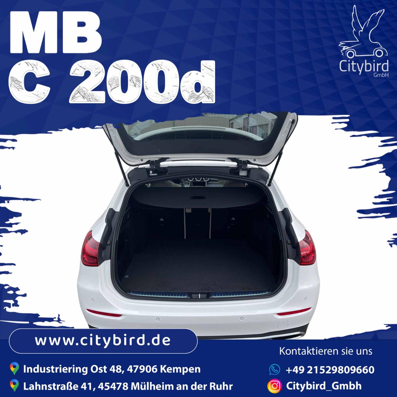 Auto mieten Mercedes-Benz C 200d T-Modell Mietwagen Bild 3