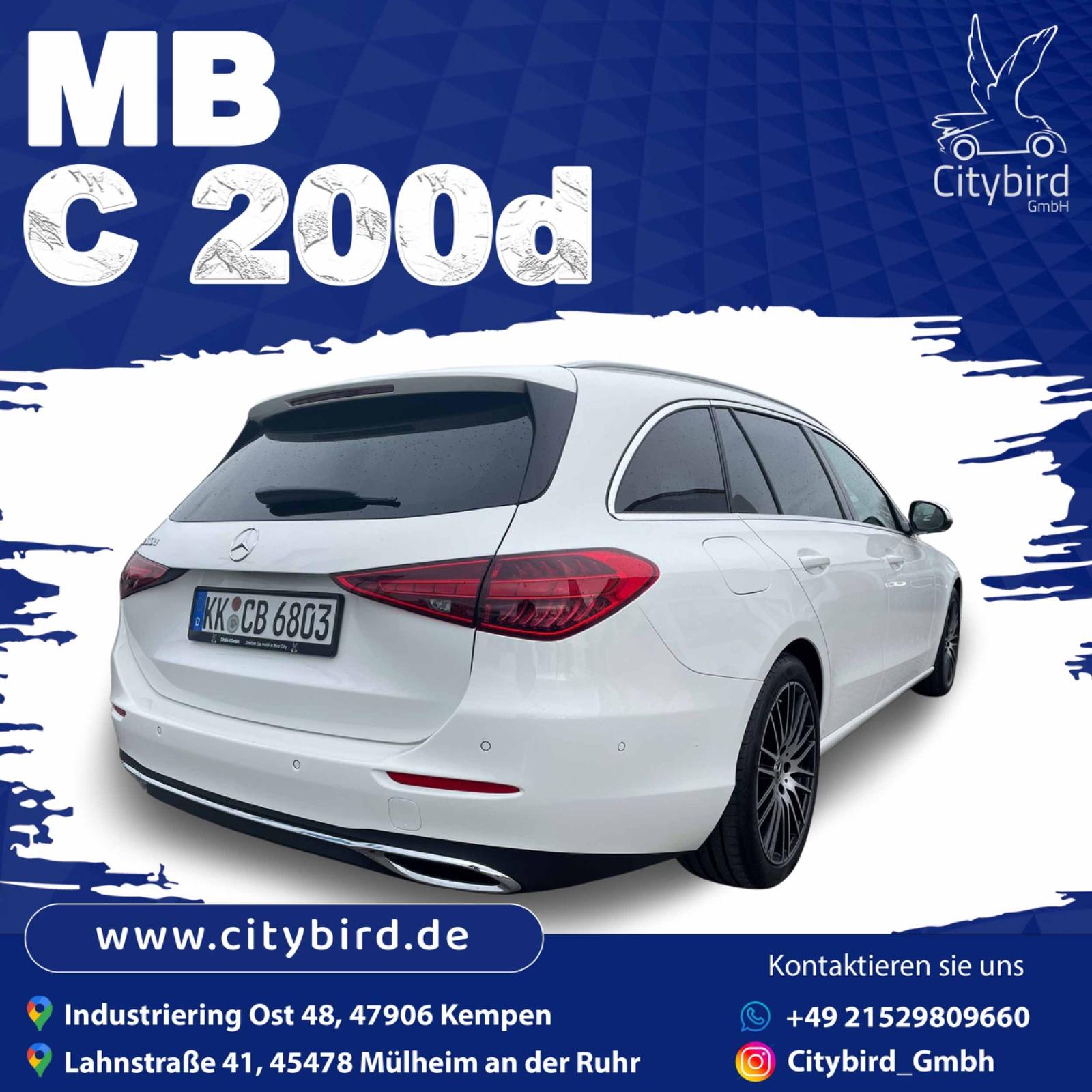 Auto mieten Mercedes-Benz C 200d T-Modell Mietwagen Bild 4
