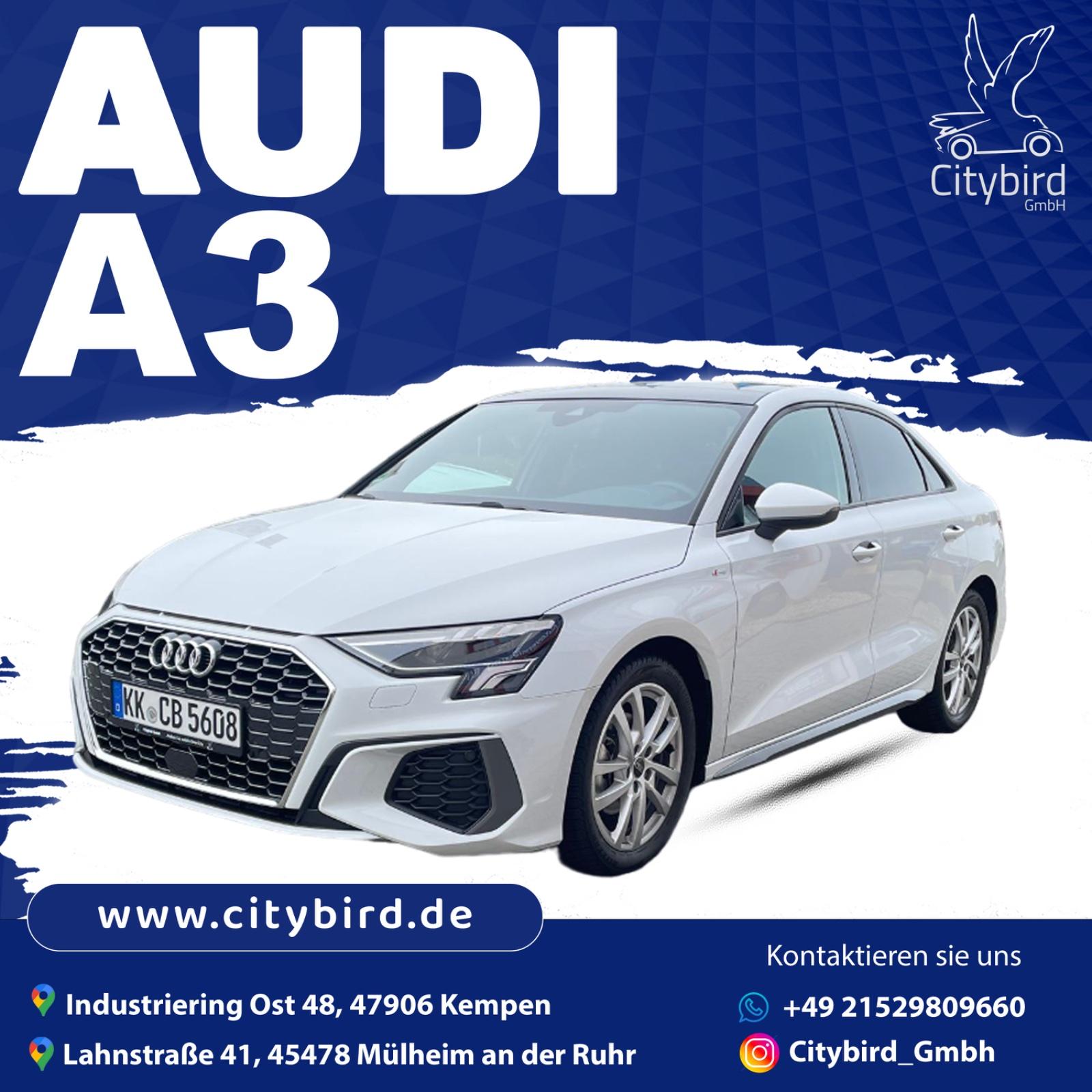 Auto mieten Audi A3 Limousine 35 TDI S Tronic Mietwagen Bild 3