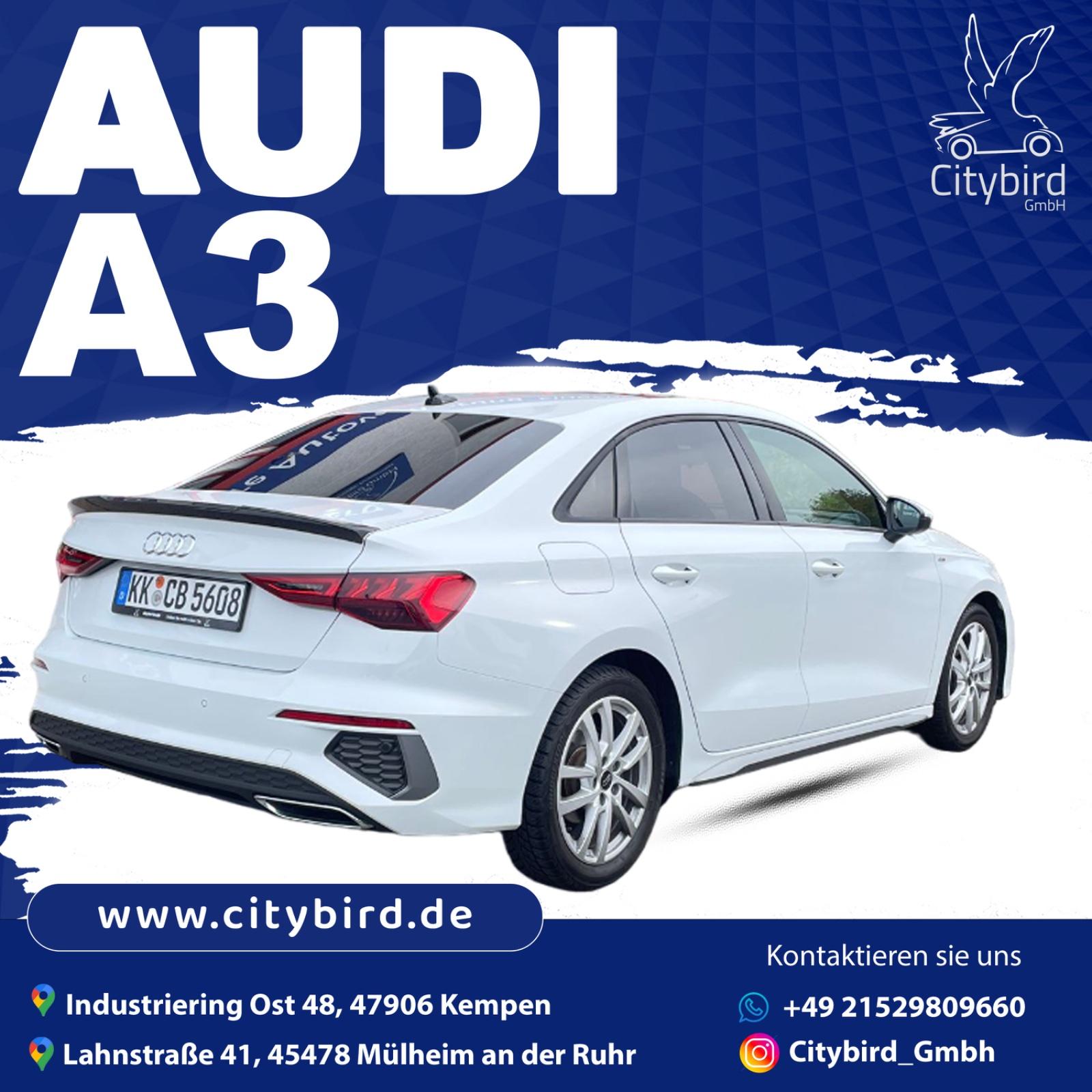 Auto mieten Audi A3 Limousine 35 TDI S Tronic Mietwagen Bild 4