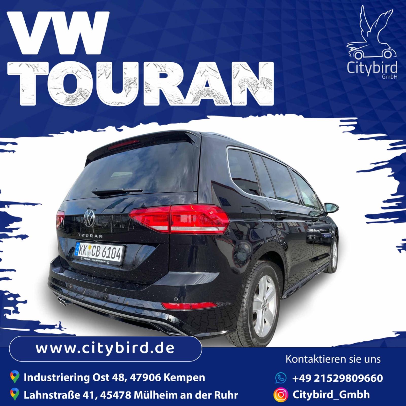 Auto mieten VW Touran Highline 2,0 l TDI SCR Mietwagen - 7 Sitzer Bild 4