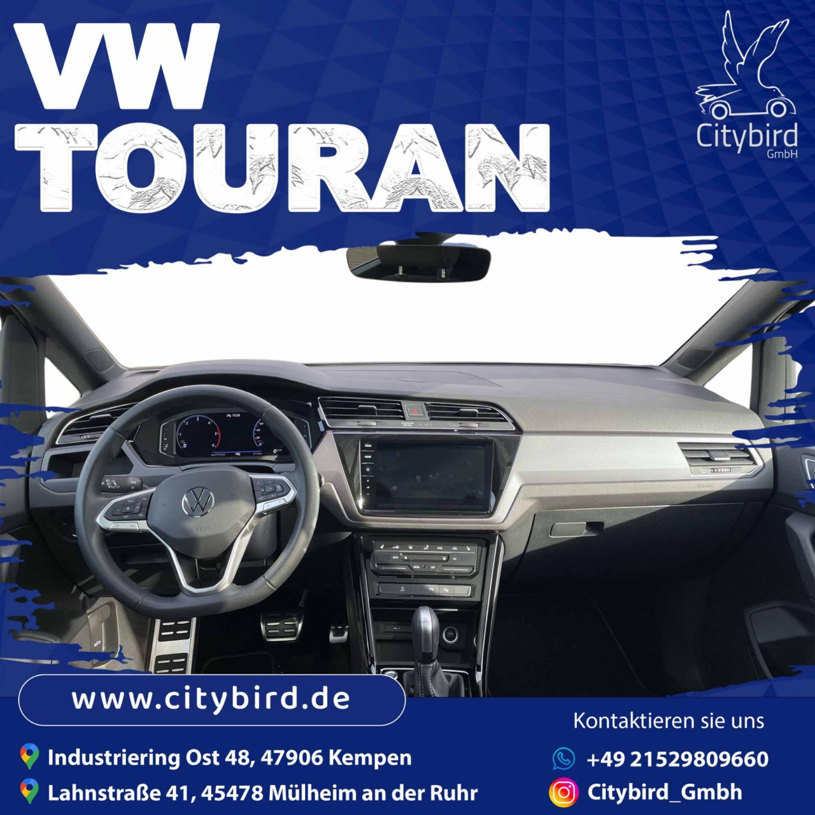 Auto mieten VW Touran Highline 2,0 l TDI SCR Mietwagen - 7 Sitzer Bild 6