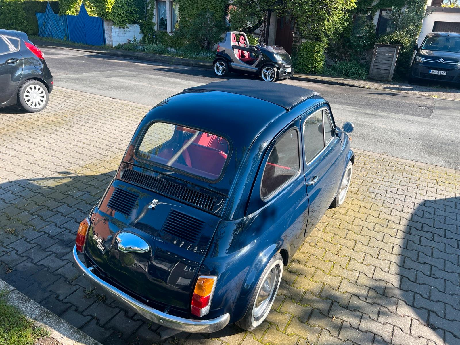 Fiat 500 R Mieten / Hochzeitsauto / Autovermietung / Oldtimer Bild 3