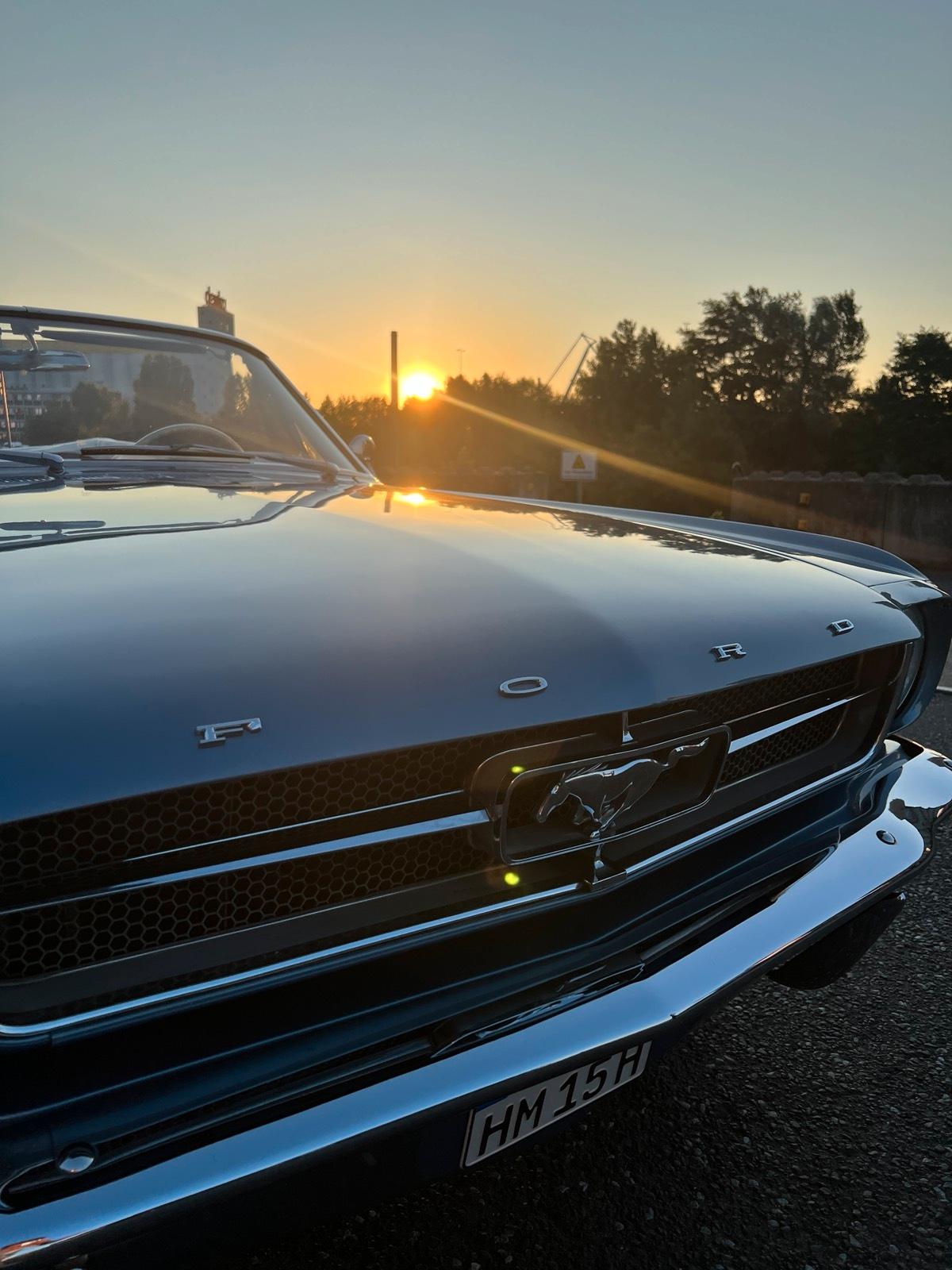 Ford Mustang Cabrio 1965 Blau mieten / Hochzeitsauto / Youngtimer Bild 6