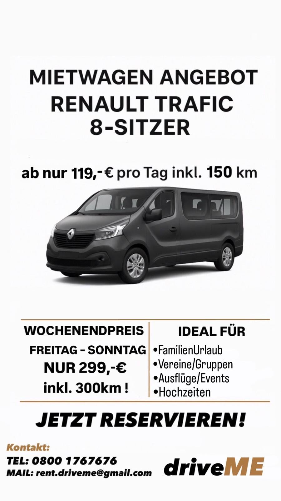 8 SITZER MIETWAGEN AUTOMATIK❗️ un Bielefeld Bild 2
