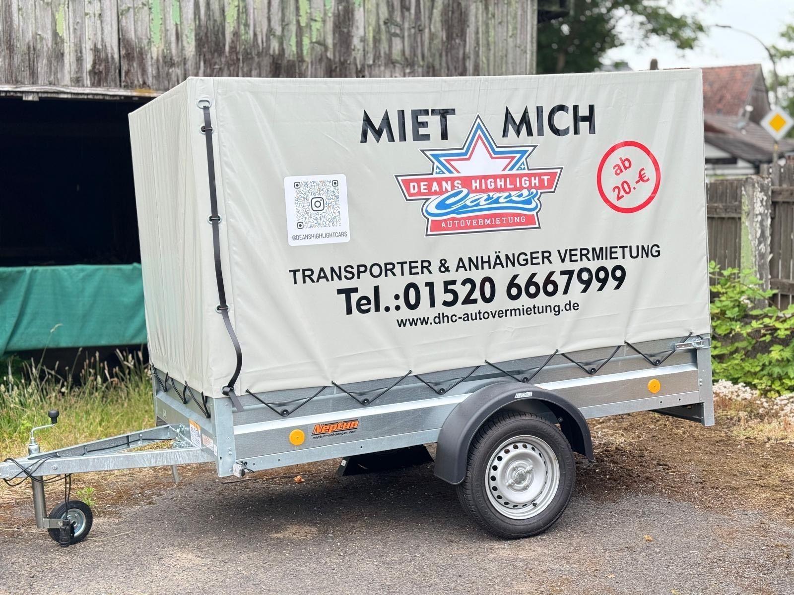 Transportanhänger mieten Anhänger Transporter Planenanhänger Bild 3