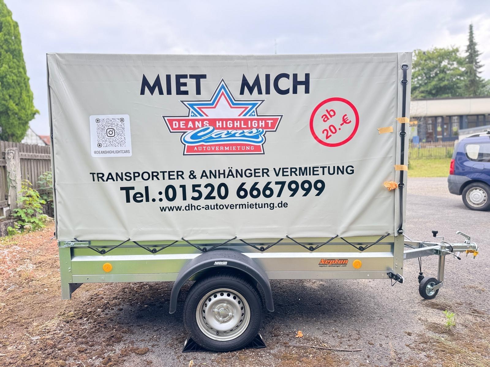 Transportanhänger mieten Anhänger Transporter Planenanhänger Bild 6