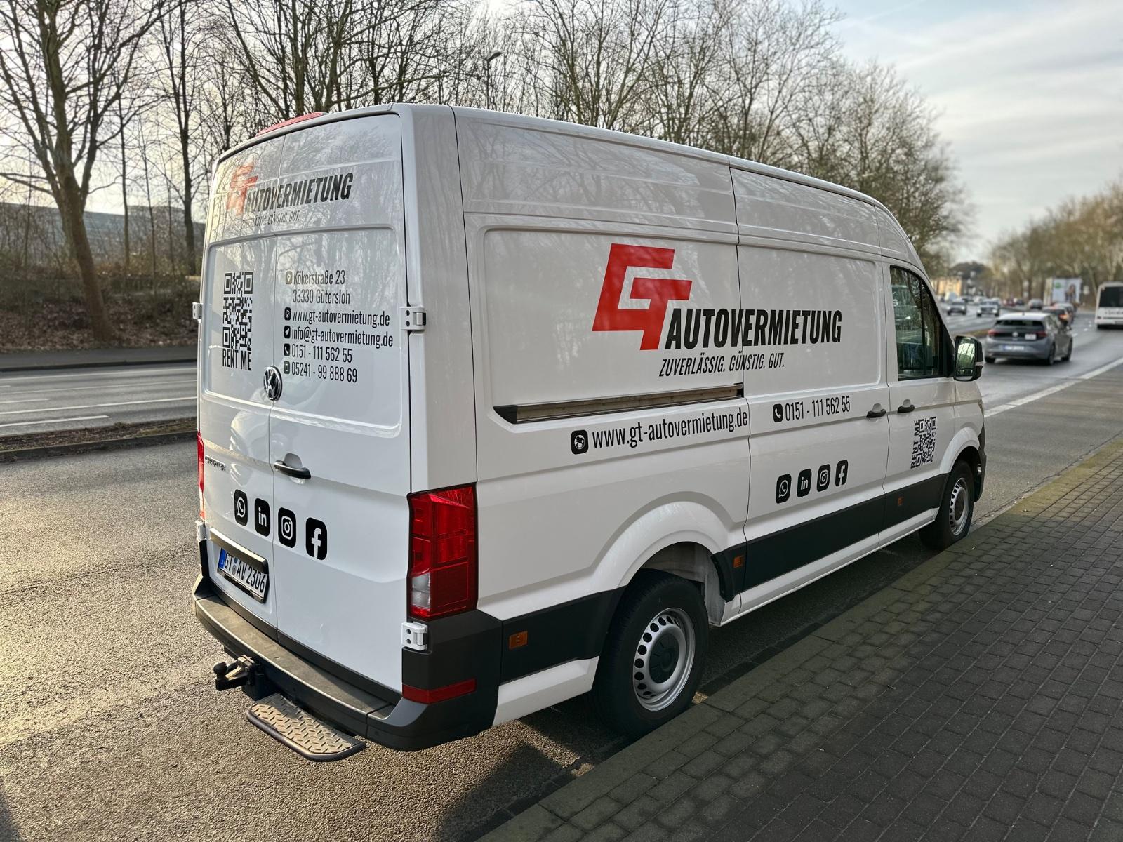 VW Crafter Bulli Mieten Mietwagen Bild 5