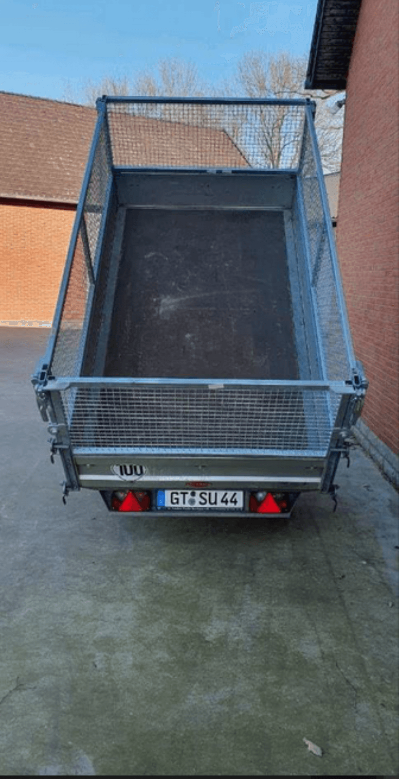 Böckmann Kipper Anhänger mit Gitter zum mieten Bild 3