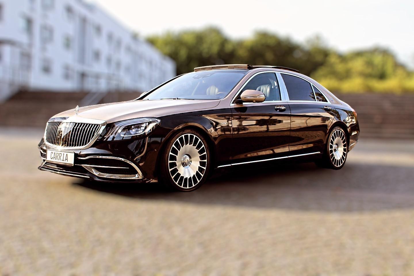 Mercedes S-Klasse Maybach Hochzeitswagen Luxusauto mieten Mietwagen Bild 2