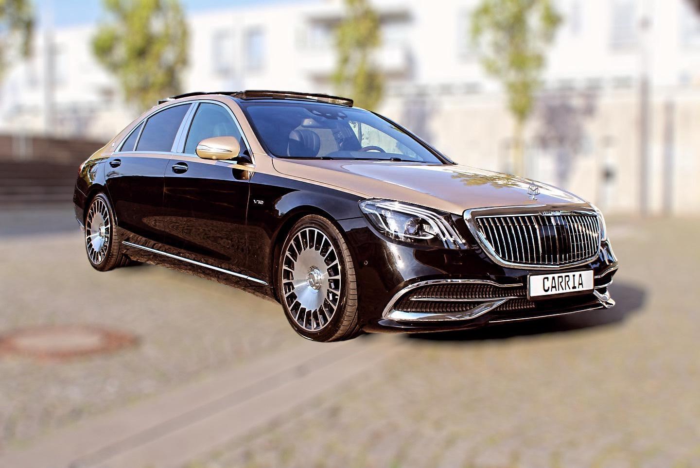 Mercedes S-Klasse Maybach Hochzeitswagen Luxusauto mieten Mietwagen Bild 6
