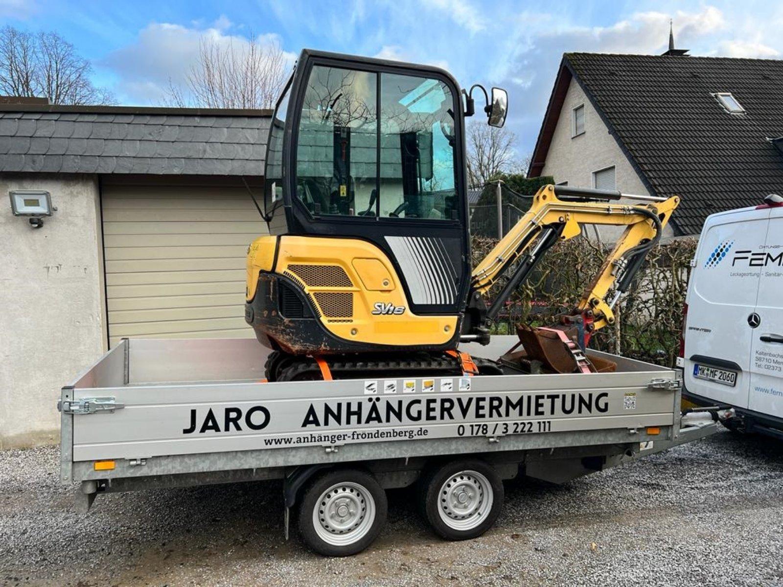 Bagger- sowie Baumaschinen-Transport-Anhänger zu mieten Bild 4