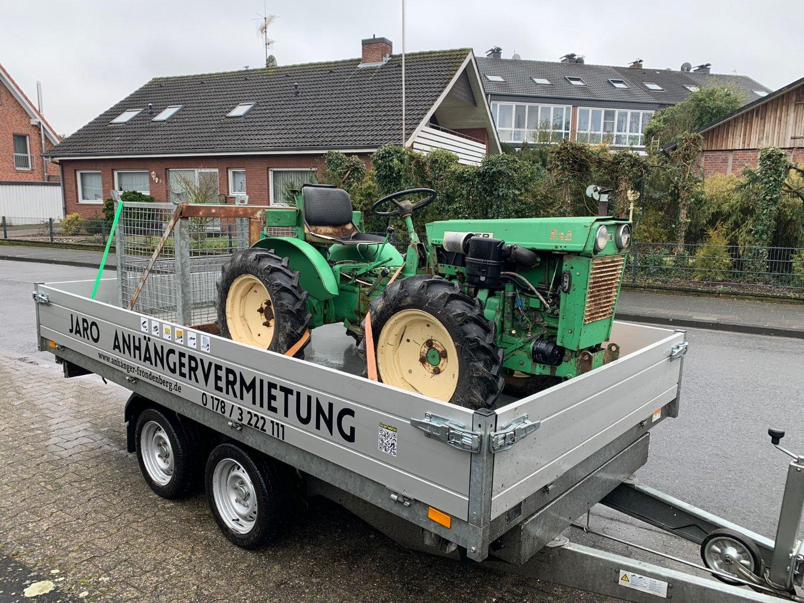 Bagger- sowie Baumaschinen-Transport-Anhänger zu mieten Bild 5