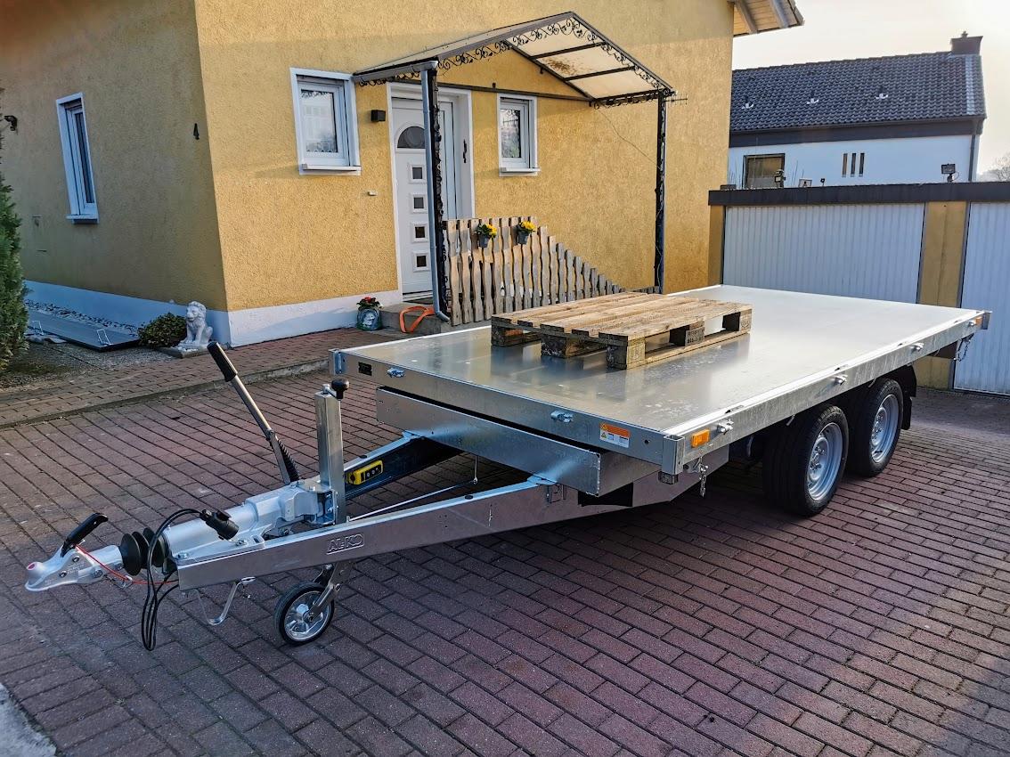 Plattform Anhänger zu mieten, leihen Bild 3