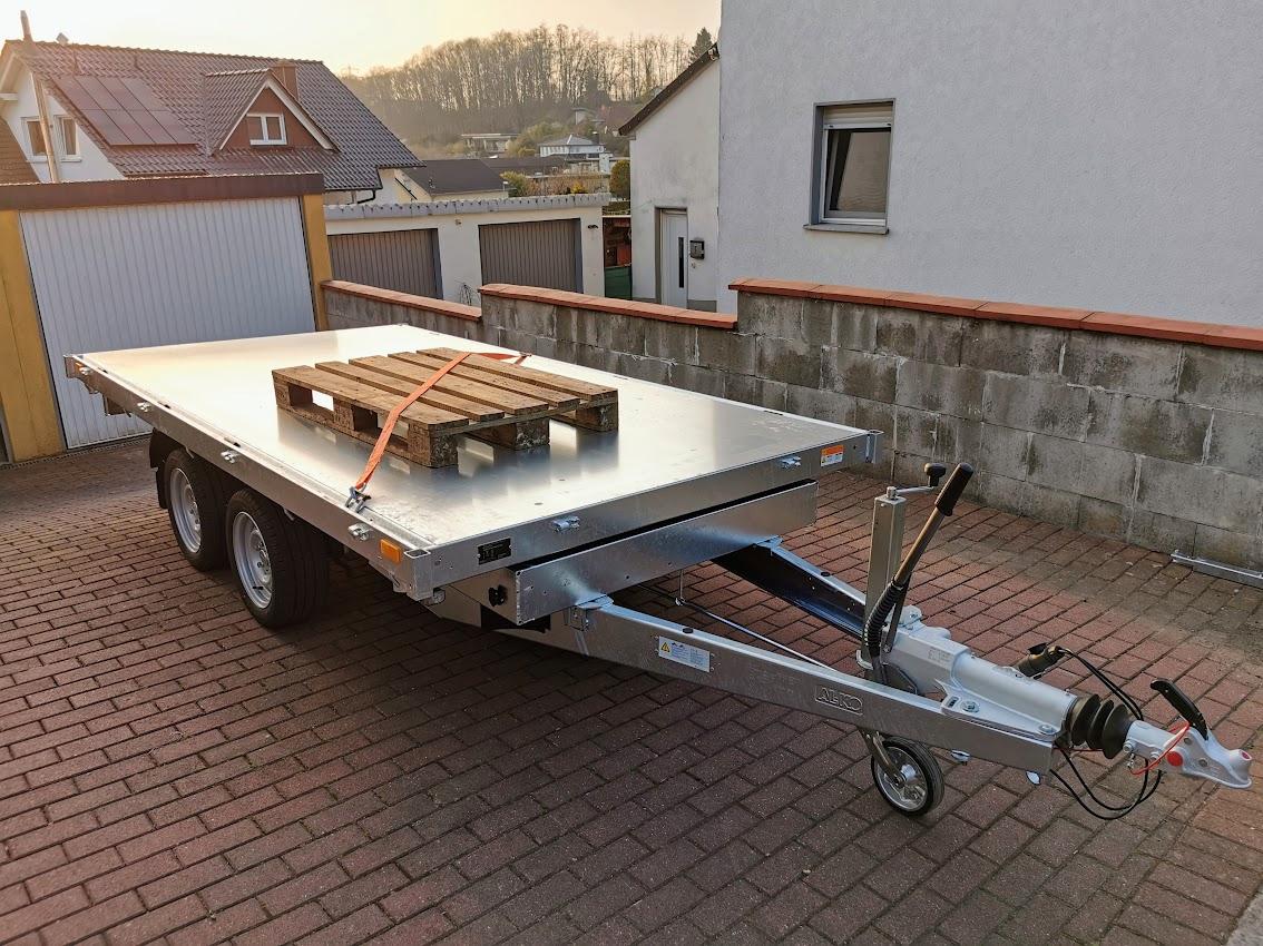 Plattform Anhänger zu mieten, leihen Bild 4