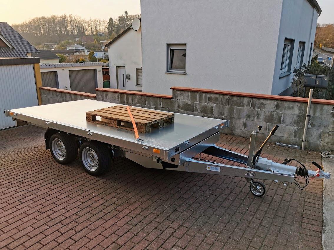 Plattform Anhänger zu mieten, leihen Bild 5