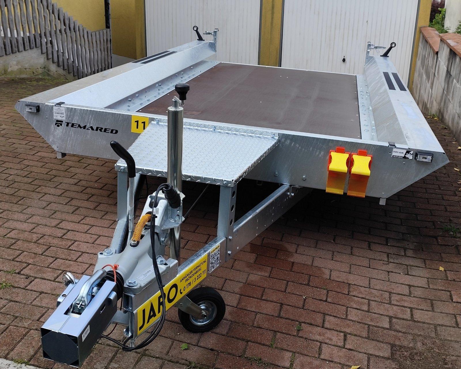 Baumaschinentransport- Anhänger zu vermieten, leihen Bild 5