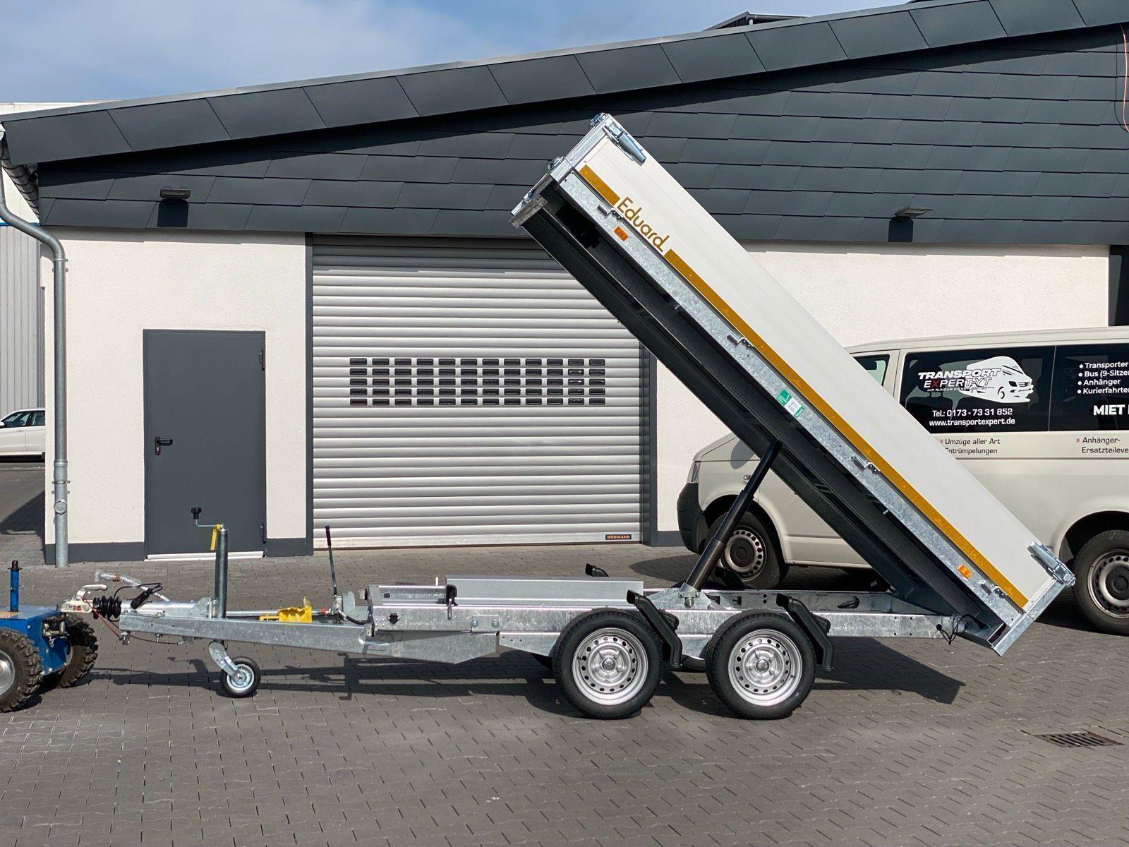 Kipper mieten leihen, Kippanhänger mieten leihen, Rückwärtskipper mieten leihen, Offene Anhänger mieten leihen, Anhänger mieten leihen, Anhängerverleih Verkauf Bild 2