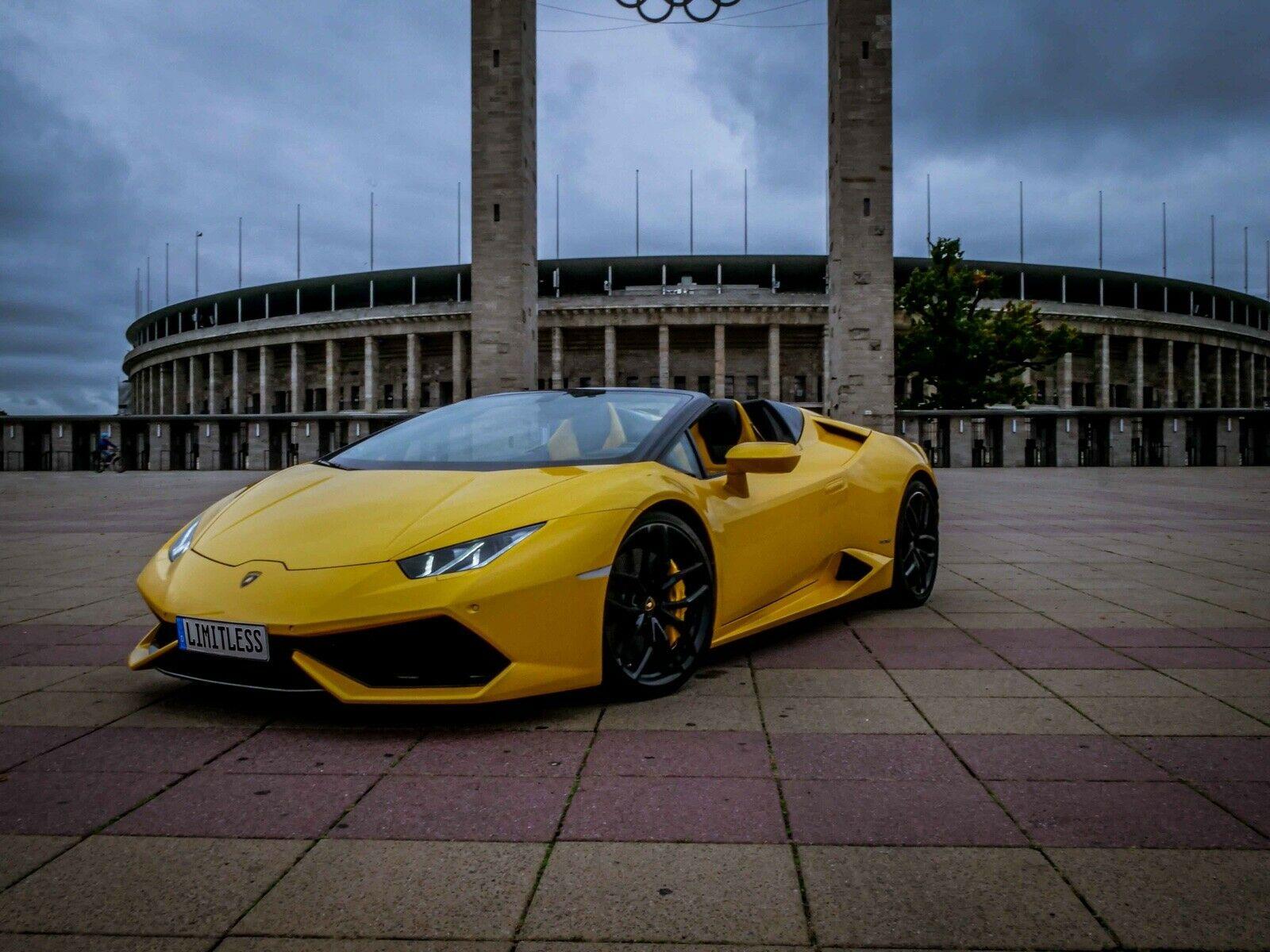 Lamborghini Huracan Spyder Lambo mieten Berlin 610 PS Bild 2