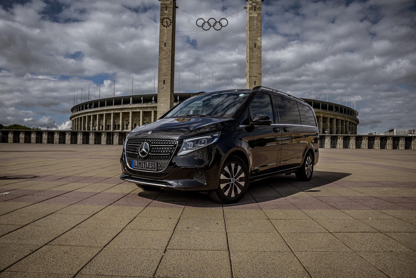 Mercedes-Benz V300d V-Klasse Avantgarde lang 2025 VIP 7 8 Sitzer Shuttle mieten Berlin Bild 4