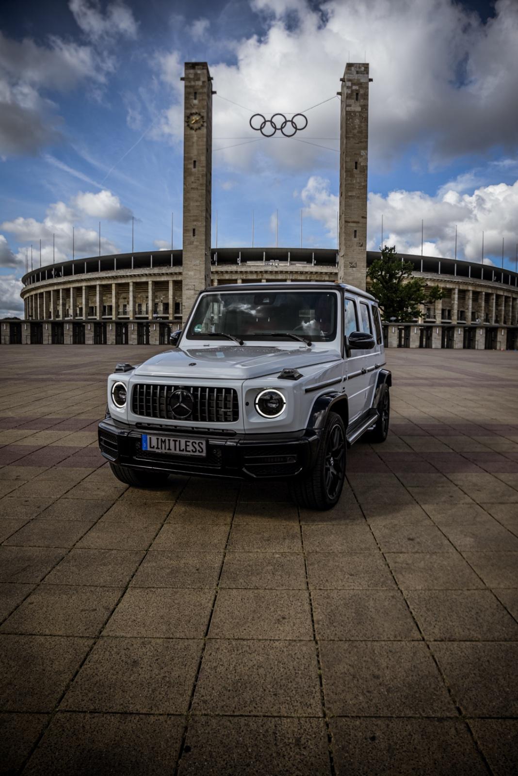 Mercedes-Benz G63 AMG Weiß 2024 mieten SUV G-Klasse G 63 Hochzeitsauto Sportwagen Bild 4