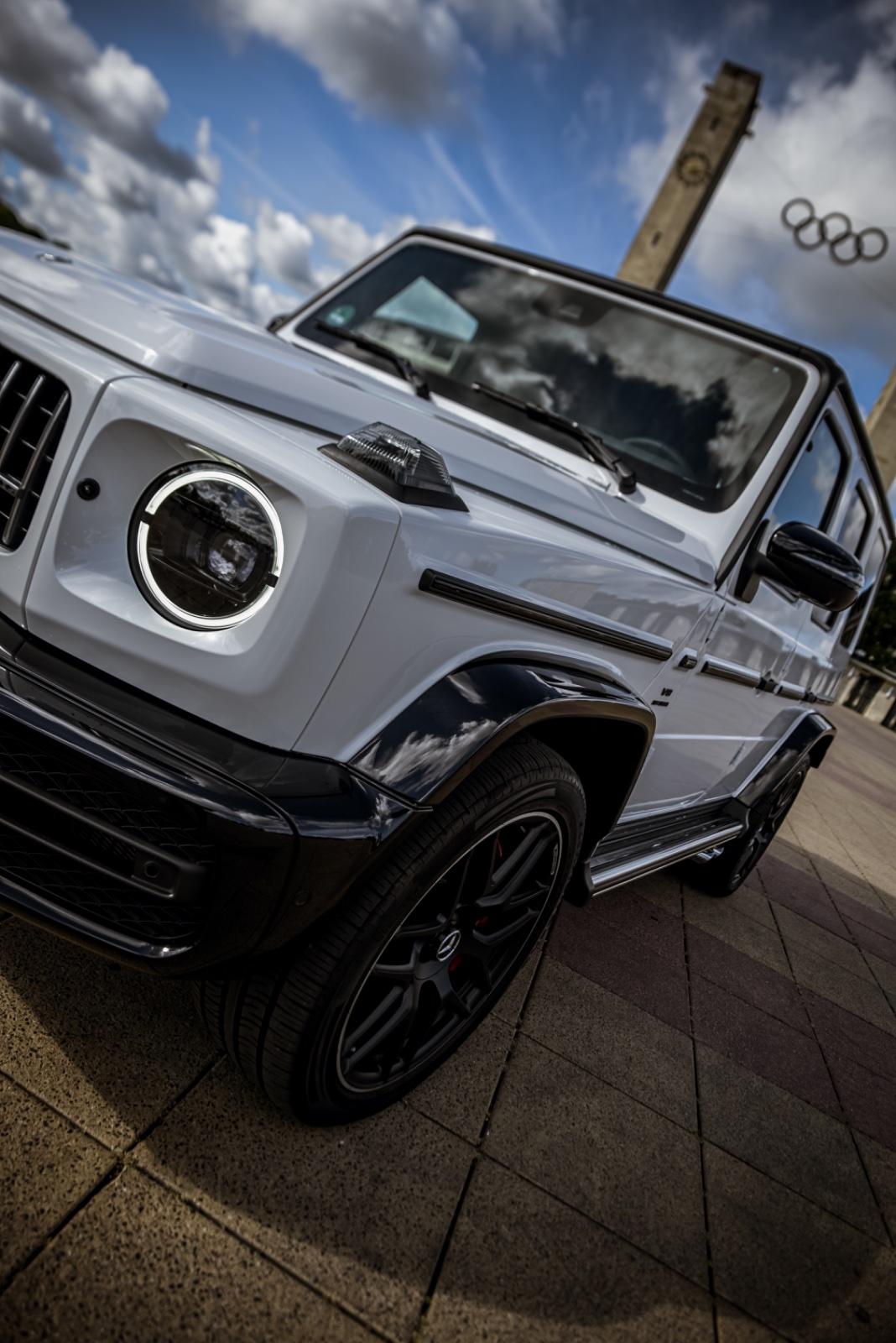 Mercedes-Benz G63 AMG Weiß 2024 mieten SUV G-Klasse G 63 Hochzeitsauto Sportwagen Bild 5