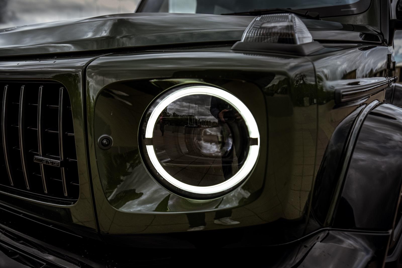 Mercedes-Benz G63 AMG Olivgrün 2024 mieten SUV G-Klasse G 63 Hochzeitsauto Sportwagen Bild 5